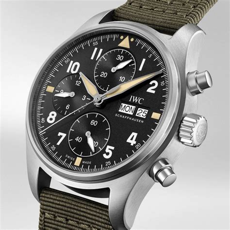 iwc spitfire pilot chronograph|spitfire chronograph for sale.